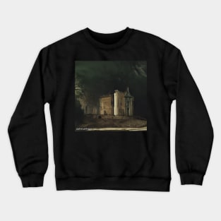 HAUNTED CASTLE  ORIGINAL AI DIGITALLY GENERATED ARTWORK Crewneck Sweatshirt